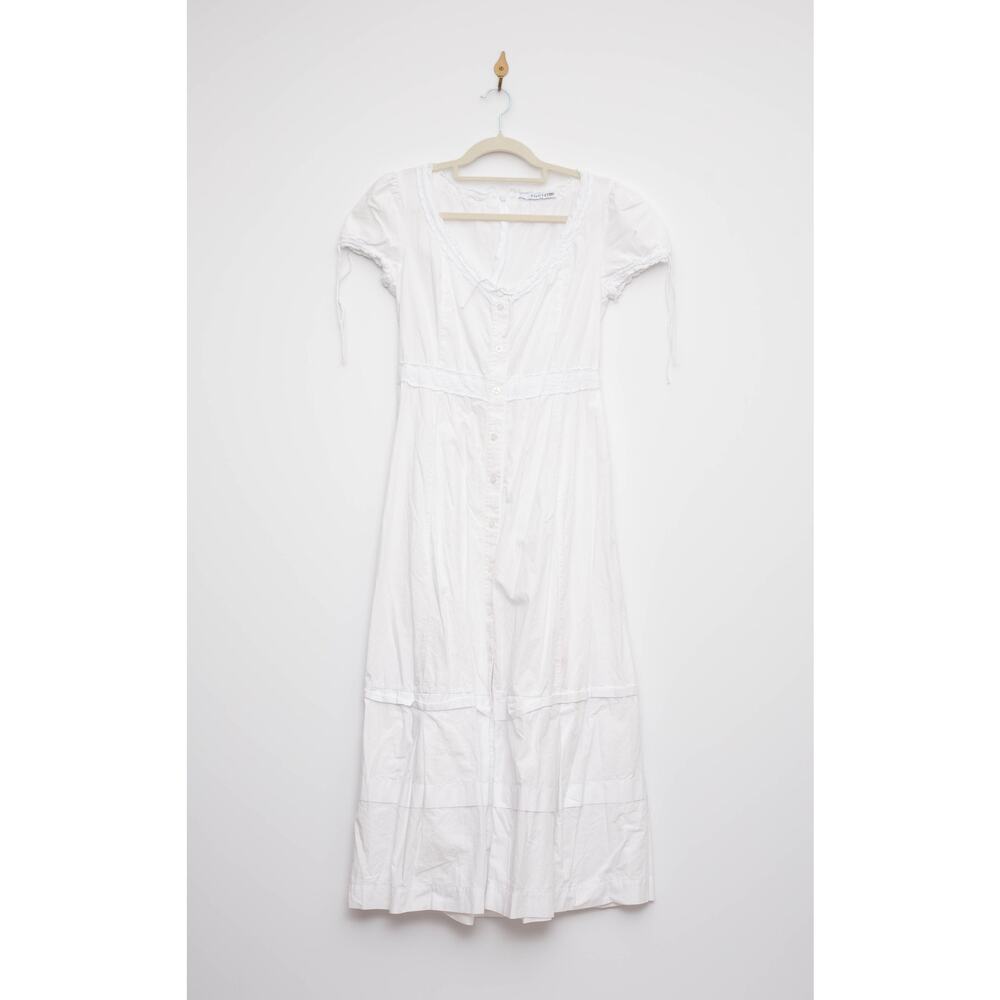 Samantha Sipos Vintage Petticoat Midi Dress in White Size 2 - Picture 5 of 10
